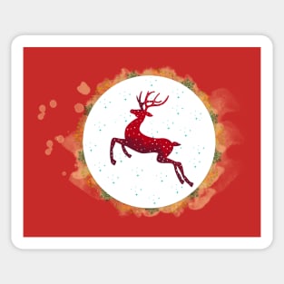 Reno navideño Sticker